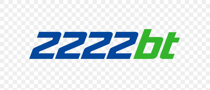 2222bt উষ্ণ বাদামি লোগো